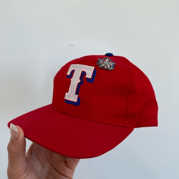 Vintage Texas Rangers Hat with All Star Pin - Picture 3 of 5